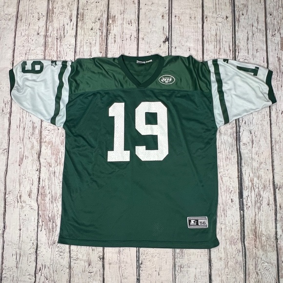 New York Jets Keyshawn Johnson VTG Starter NFL Football 1990s Mens Jersey - Picture 1 of 7